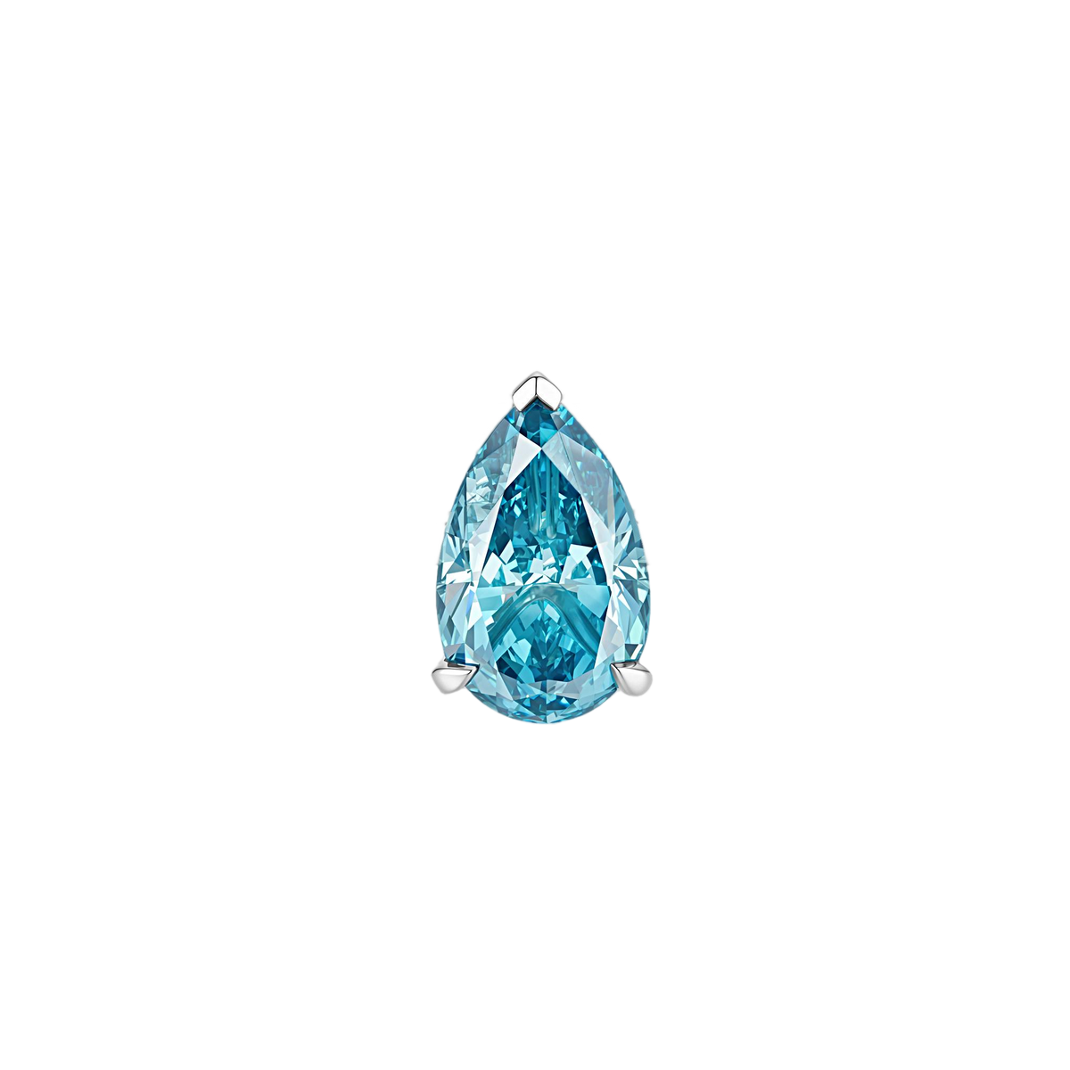 Blue Classic Four-Prong Petite Comfort Fit Solitaire Engagement Ring