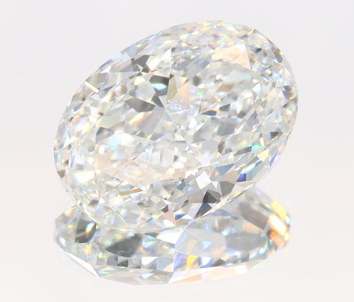 5.02 Carat F VS2 Oval Lab Diamond