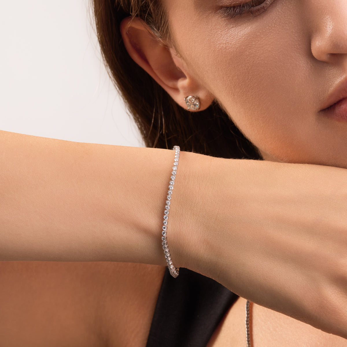 The Modern Classic 3-Prong Tennis Bracelet