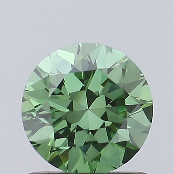0.56 Carat Green VS1 Round Diamond