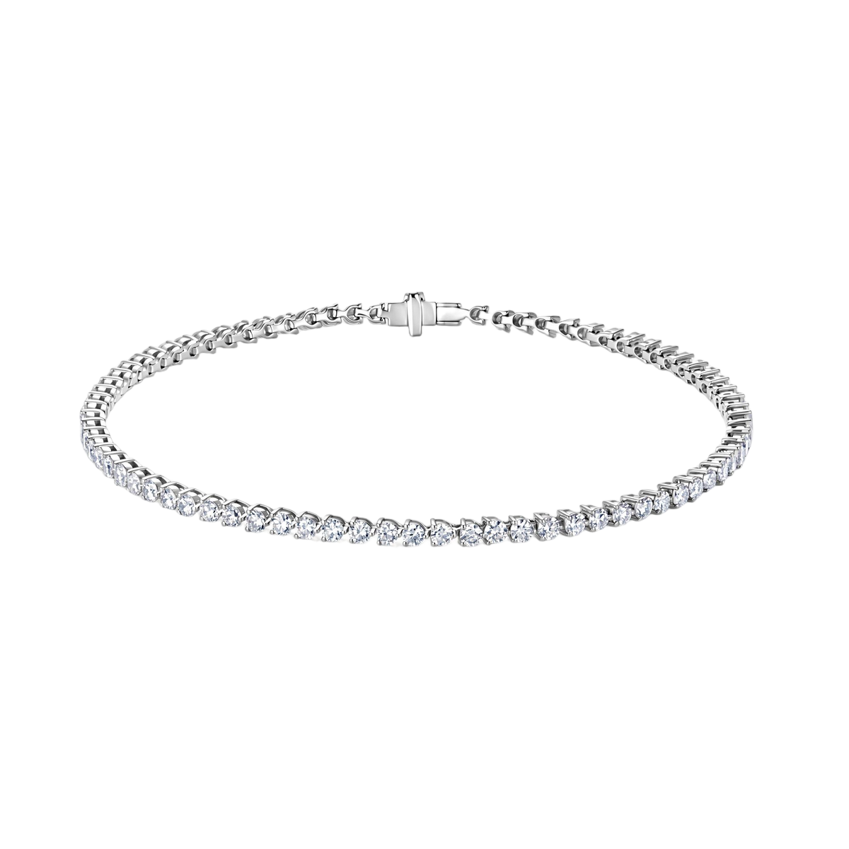 The Modern Classic 3-Prong Tennis Bracelet