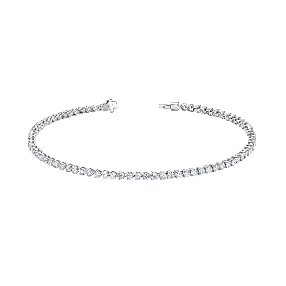 The Modern Classic 3-Prong Tennis Bracelet