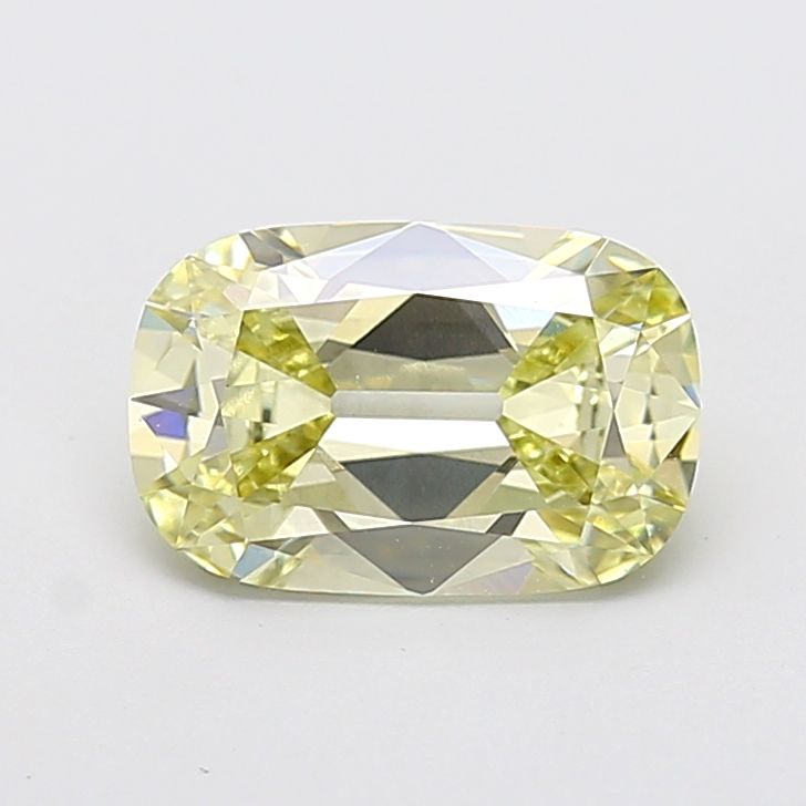 5.52 Carat Green VVS2 Cushion Diamond